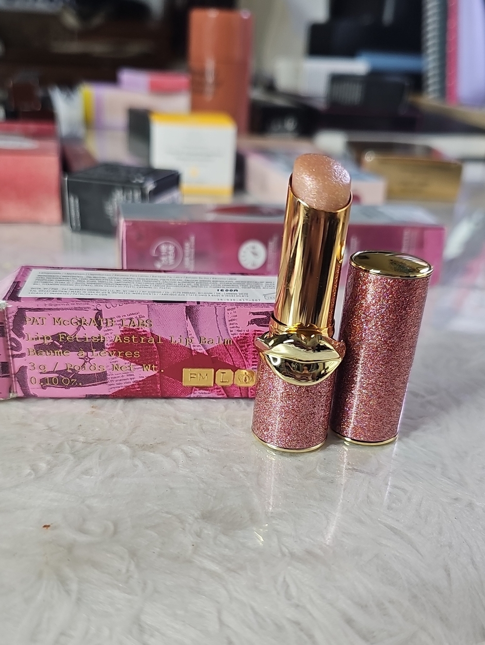 Pat McGrath Astral Lip Balm in Shimmery Rose Gold